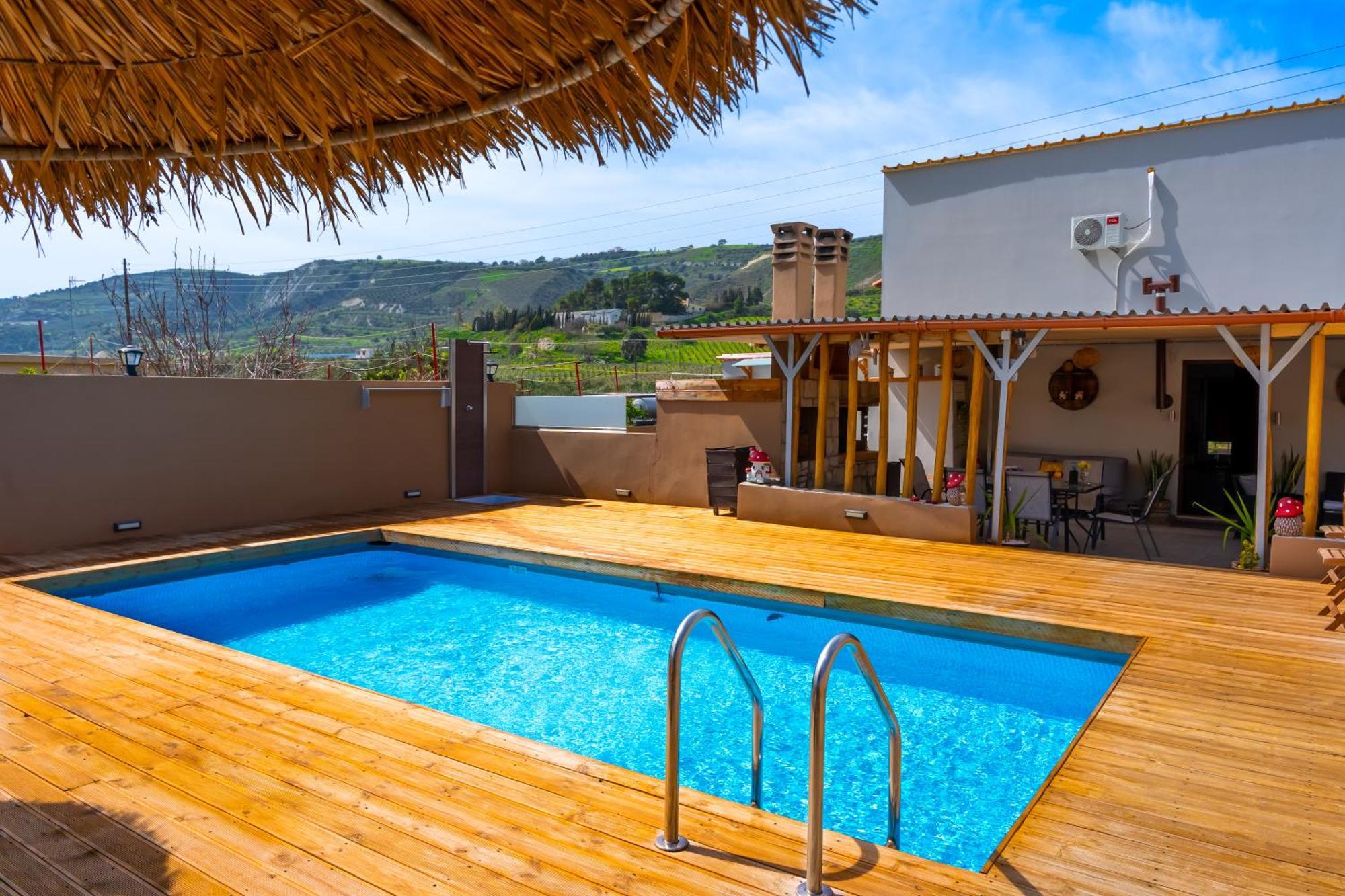 Countryhouse Villa With Pool & Private Parking Heraklion  Bagian luar foto