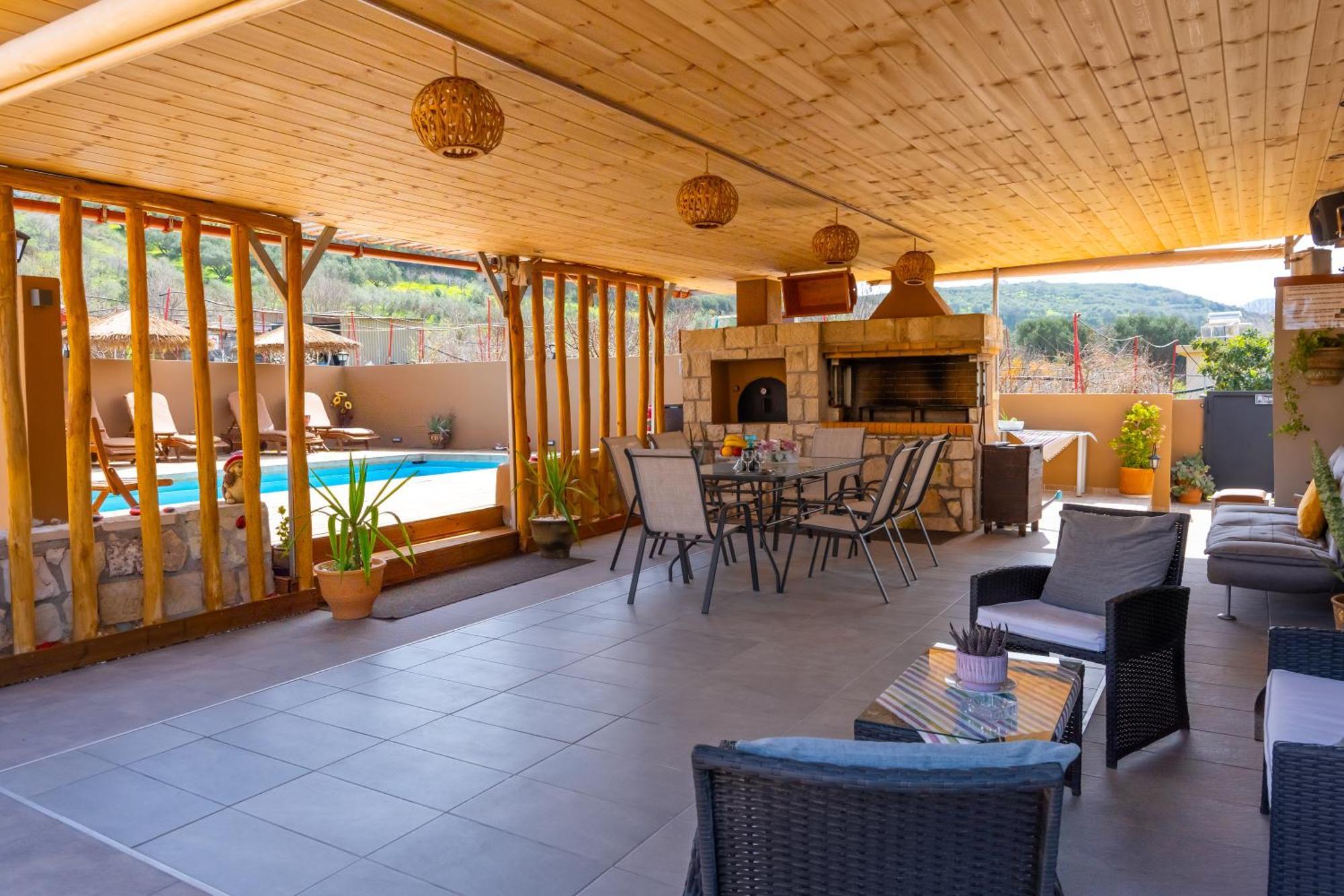 Countryhouse Villa With Pool & Private Parking Heraklion  Bagian luar foto
