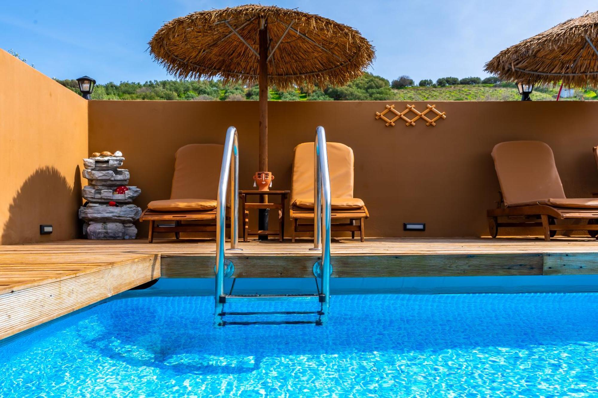 Countryhouse Villa With Pool & Private Parking Heraklion  Bagian luar foto