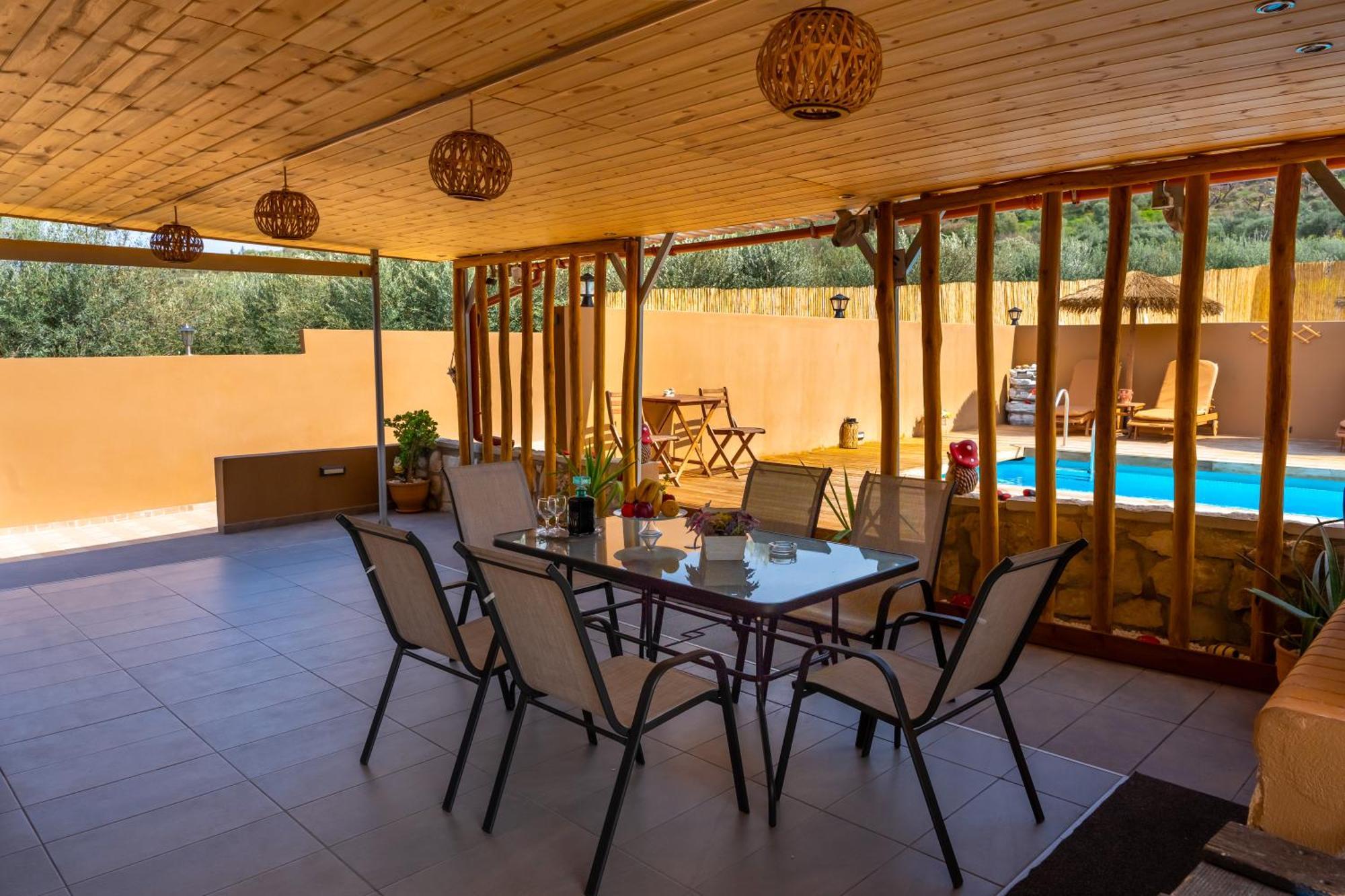 Countryhouse Villa With Pool & Private Parking Heraklion  Bagian luar foto