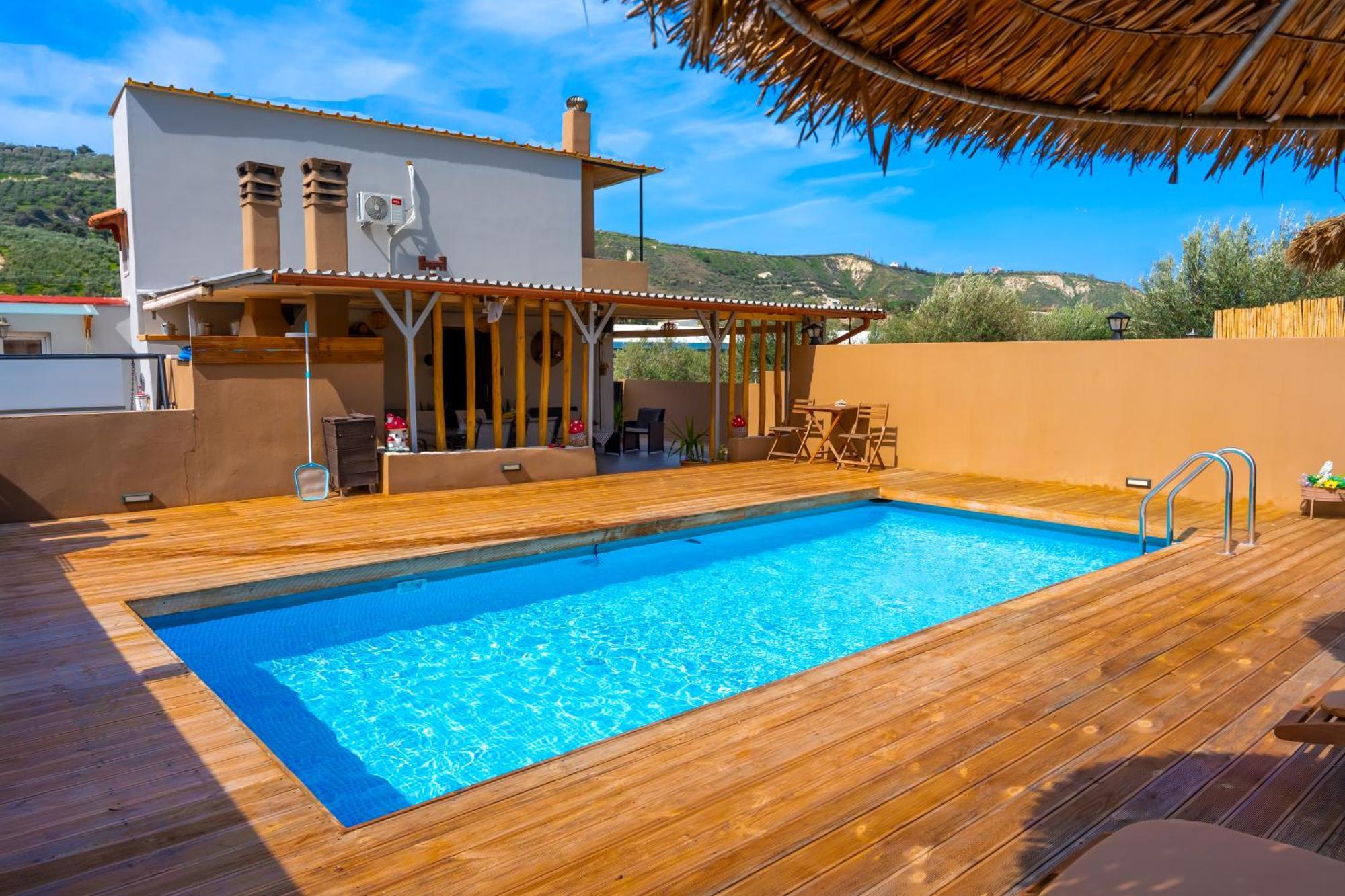 Countryhouse Villa With Pool & Private Parking Heraklion  Bagian luar foto